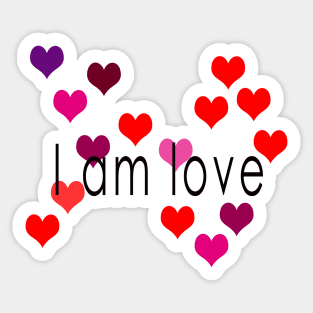 I am love Sticker